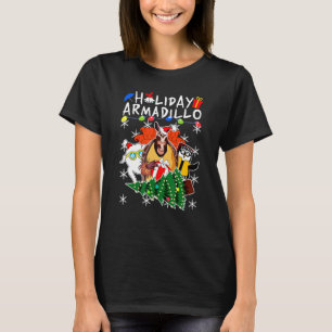 Holiday Armadillo Animal Xmas T-Shirt