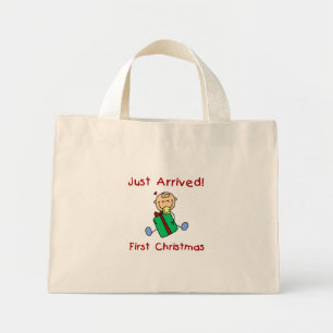 Holiday Baby Boy Just Arrived Tshirts und Geschenk Mini Stoffbeutel