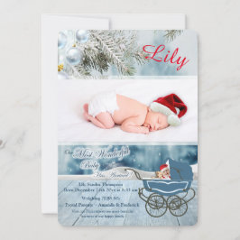 Holiday Baby of the Month Einladung