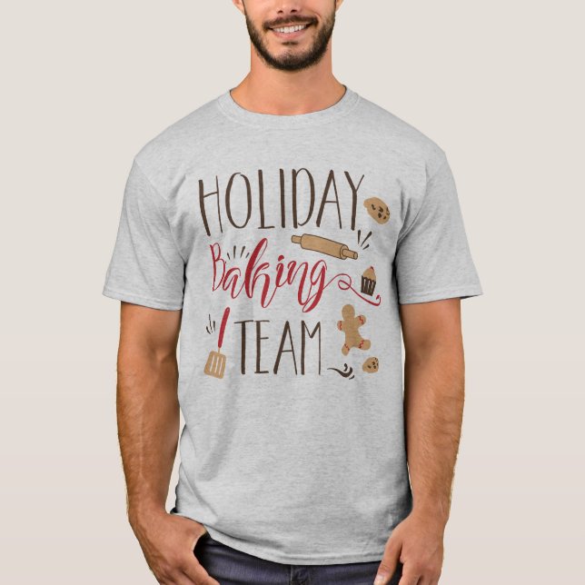 Holiday Backteam niedliche Anführungstypografie T-Shirt (Vorderseite)