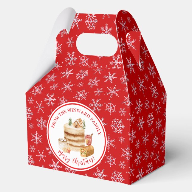 Holiday Baking Christmas Cake Geschenkschachtel (Vorderseite)