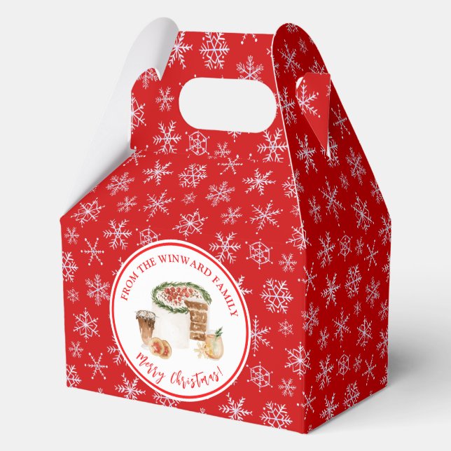 Holiday Baking Christmas Cake Geschenkschachtel (Vorderseite)