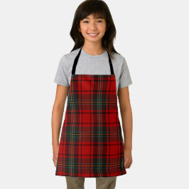 Holiday Baking Red Scott Tartan Weihnachtskids Schürze
