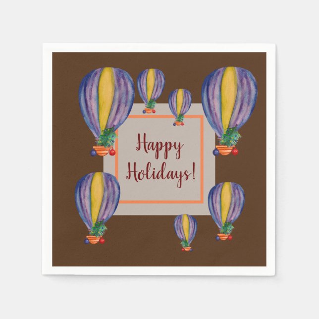 Holiday Balloons Serviette (Vorderseite)