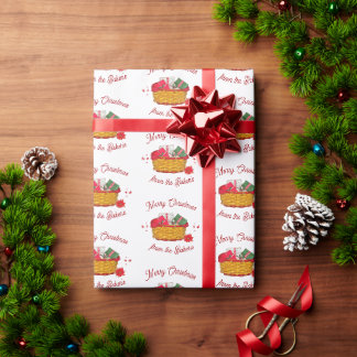 Holiday Basket Personalisiert Geschenkpapier
