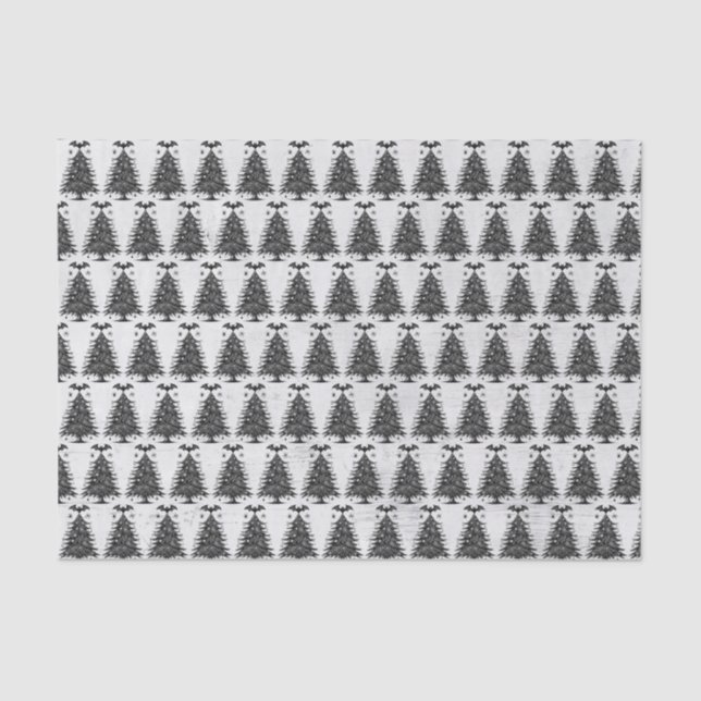 Holiday Bat Tree Seidenpapier (Vorderseite)