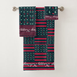 Holiday Bath Handtuch Set