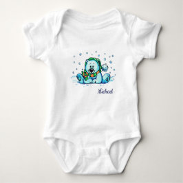 Holiday Bear Baby Bear Baby Bodysuit Baby Strampler