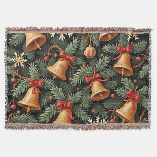 Holiday Bells, Decorative Christmas Pattern, Decke (Vorderseite)