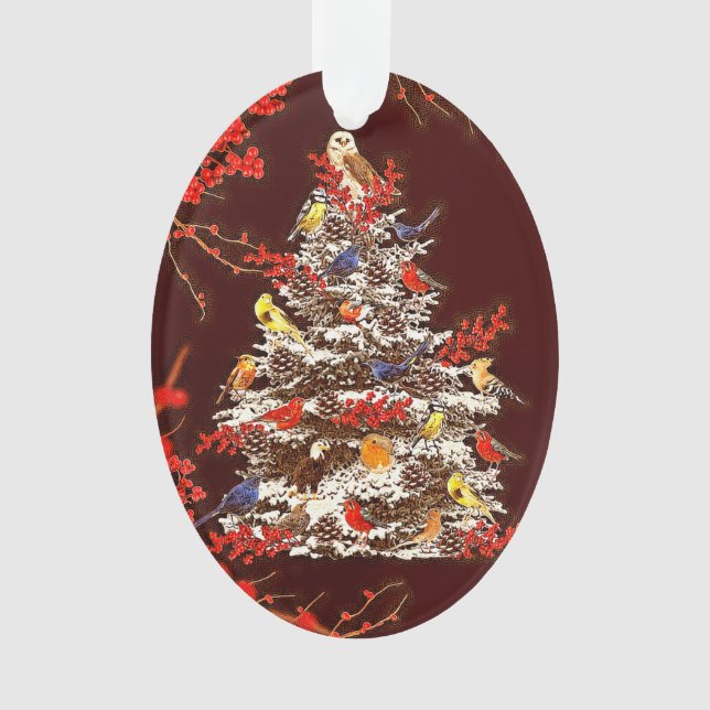 Holiday Bird Tree Ornament (Vorderseite)
