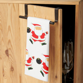 Holiday Bowl Bowling Geschenke Geschirrtuch