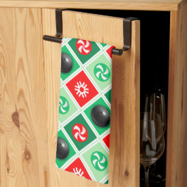 Holiday Bowl Bowling Geschenke Geschirrtuch