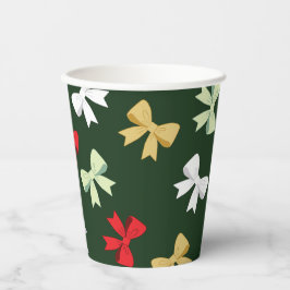 Holiday Bows Pappbecher