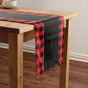 Holiday Buffalo Kariert Table Runner Kurzer Tischläufer