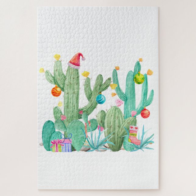 Holiday Cactus Christmas Southwest Cacti Desert (Vertikal)