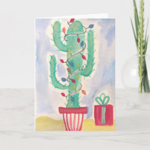 Holiday Cactus Karte