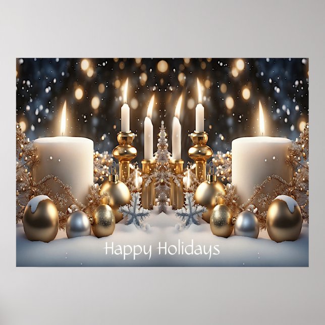 Holiday Candles Poster (Vorne)