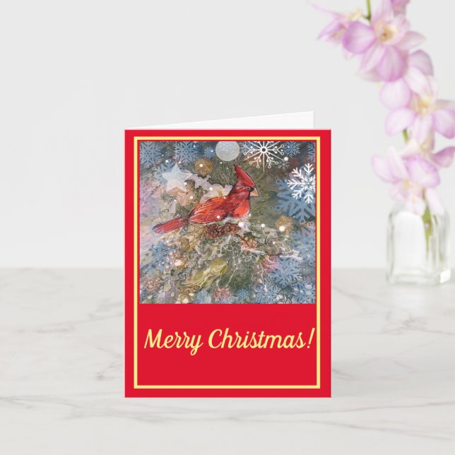 Holiday Card Karte (Orchidee)