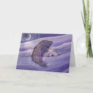 Holiday Card Polarbär mit Flügeln Feiertagskarte