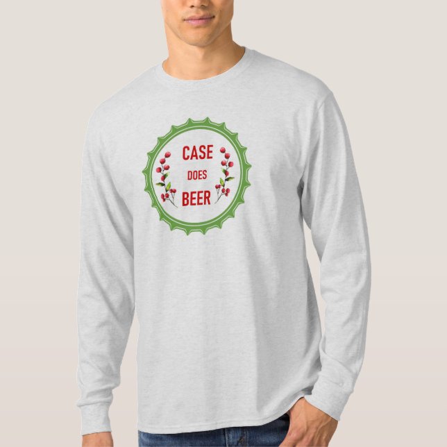 Holiday Case macht Bier: Langschläfer Basic-T - Sh T-Shirt (Vorderseite)