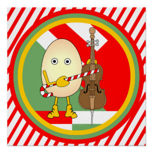 Holiday Cello Poster