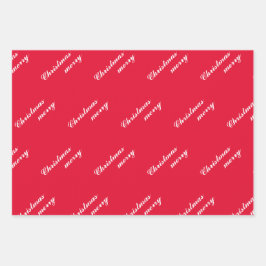 Holiday Cheer Christmas Wrapping Paper Sheets Geschenkpapier Set