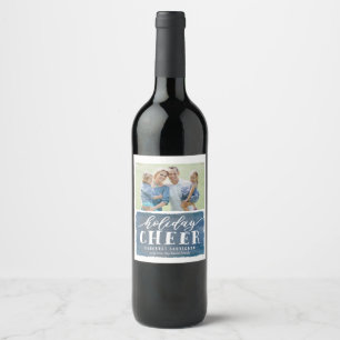 Holiday Cheer Custom Holiday Wine Labels Weinetikett