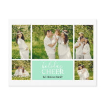 Holiday Cheer Mint Green Five Foto