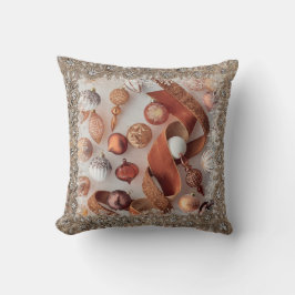 Holiday Cheer Orange Kissen