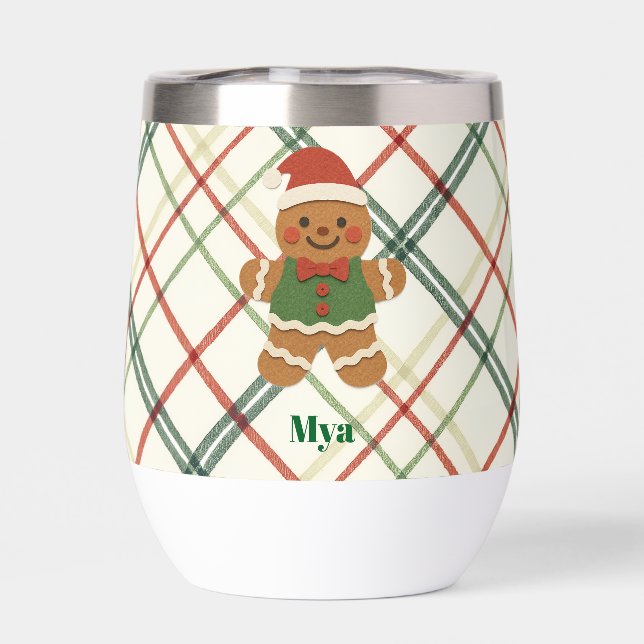 Holiday Cheer Personalized Gingerbread Christmas (Rückseite)