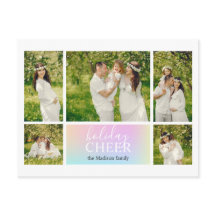 Holiday Cheer Pink Pastell Iridescent Foto