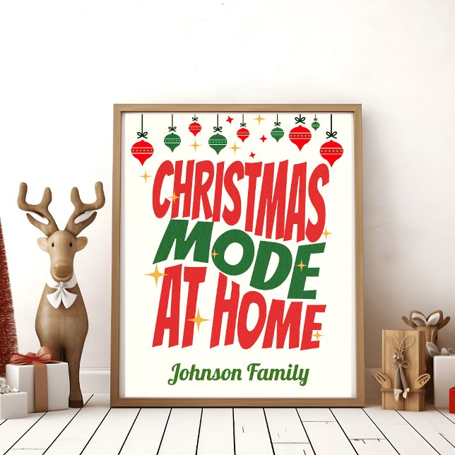 Holiday Chef auf Zuhause - Kundenspezifisches Weih Poster (Von Creator hochgeladen)