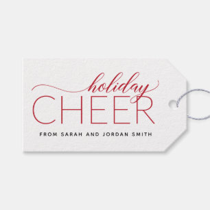 Holiday Chef Rot Geschenkanhänger