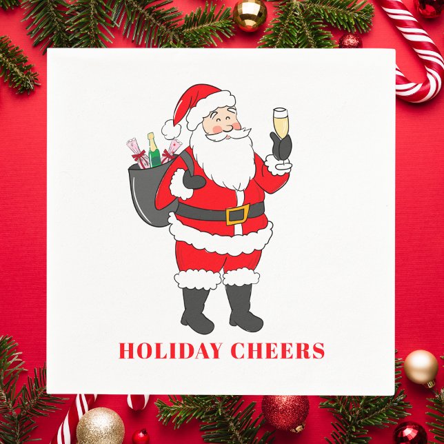 Holiday Chef Weihnachten Weihnachten Weihnachtsman Serviette (Von Creator hochgeladen)