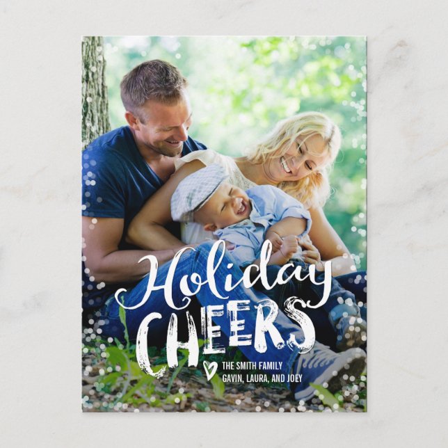Holiday Chefs Holiday Foto Card Postkarte (Vorderseite)
