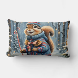 Holiday Chipmunk Lendenkissen