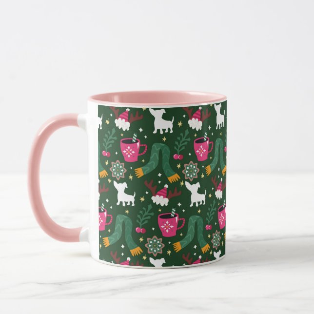 Holiday Chiweenie Tasse (Links)