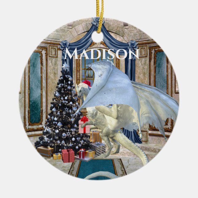 Holiday Christmas Tree Keramik Ornament (Vorne)