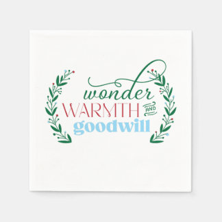 Holiday Cocktail Napkins Serviette