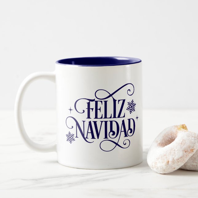 Holiday Coffee Mug Zweifarbige Tasse (Mit Donut)