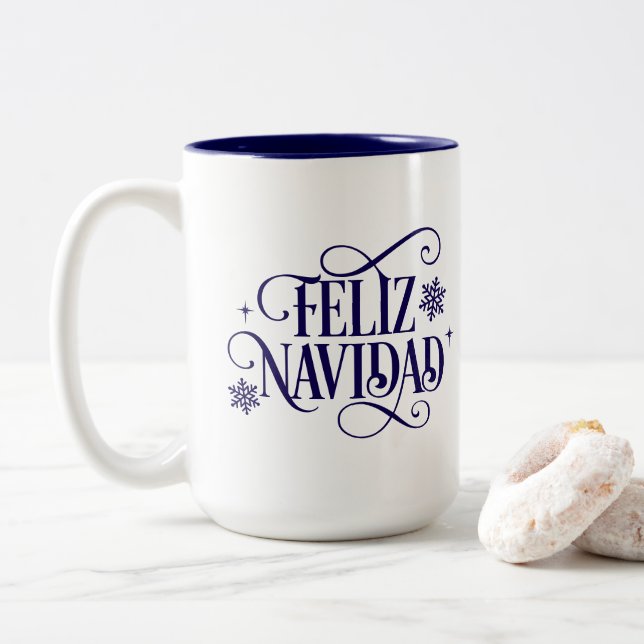 Holiday Coffee Mug Zweifarbige Tasse (Mit Donut)