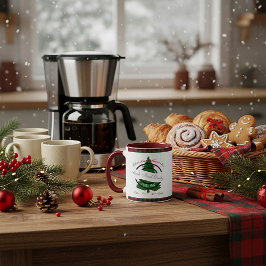 Holiday Coffee Shop signiert Tasse