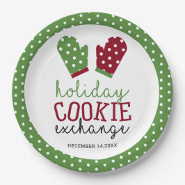 Holiday Cookie Exchange Party Weihnachtsfeiertage  Pappteller