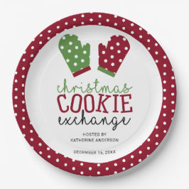 Holiday Cookie Exchange Party Weihnachtsfeiertage  Pappteller