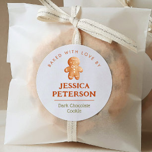 Holiday Cookie Swap Bake Brot Runder Aufkleber