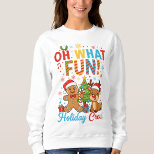 Holiday Crew Weihnachten Sweatshirt