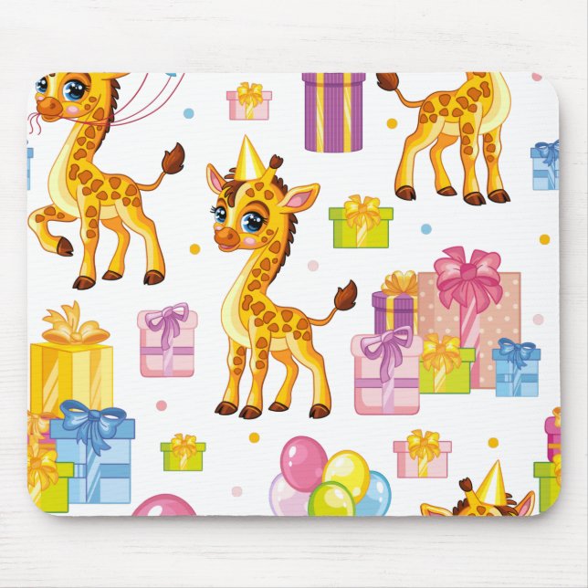 Holiday cute cartoon giraffe mousepad (Vorne)