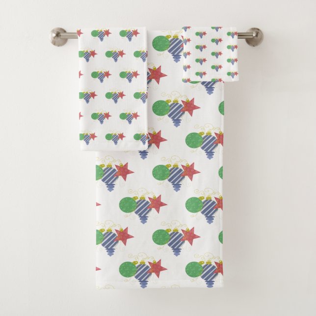 Holiday Deco Trio Badhandtuch Set (Insitu)