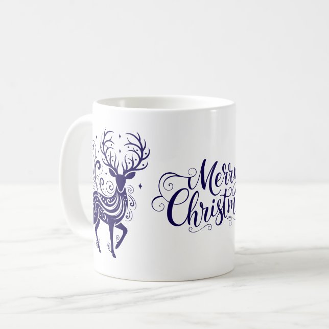 Holiday Deer Kaffeetasse (Vorderseite Links)