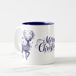 Holiday Deer Zweifarbige Tasse